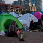 Keluarga mengungsi di Lebanon akibat konflik yang berkepanjangan