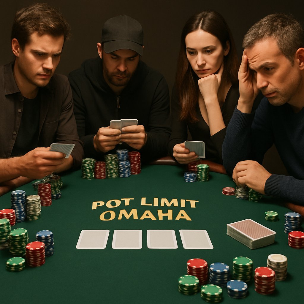 Ilustrasi Mengasah Insting Poker dengan Pot Limit Omaha di Zeusbola